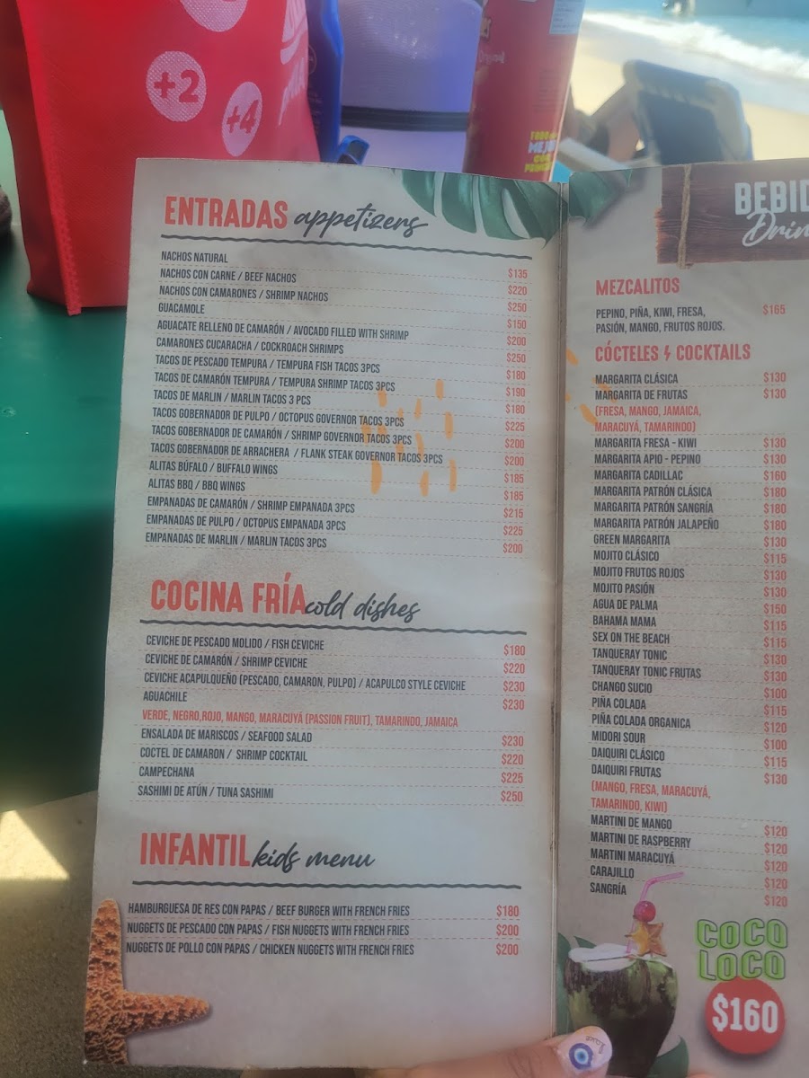 Menu Pichon Restaurant Bar & Grill-5