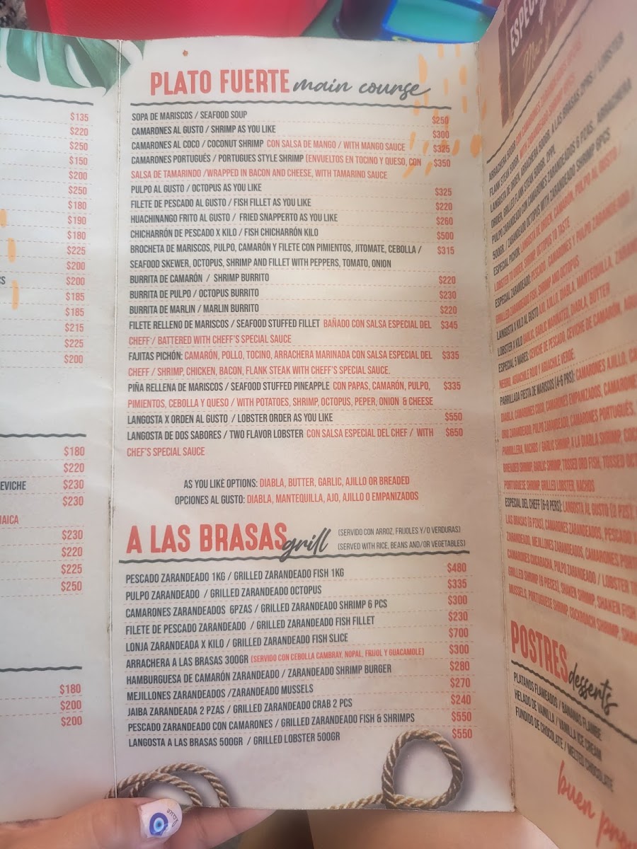 Menu Pichon Restaurant Bar & Grill-7