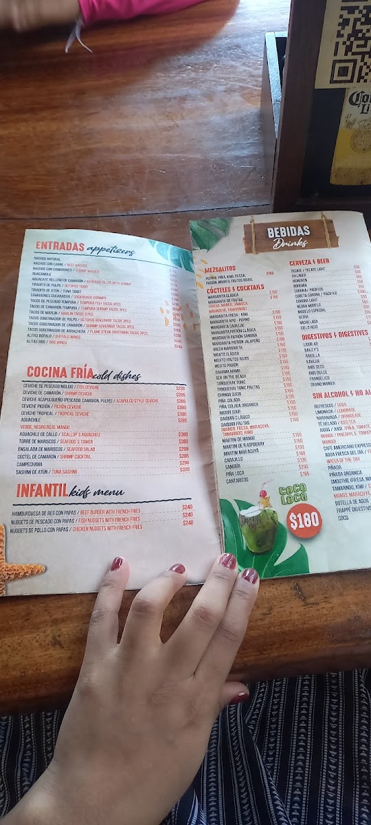 Menu Pichon Restaurant Bar & Grill-8